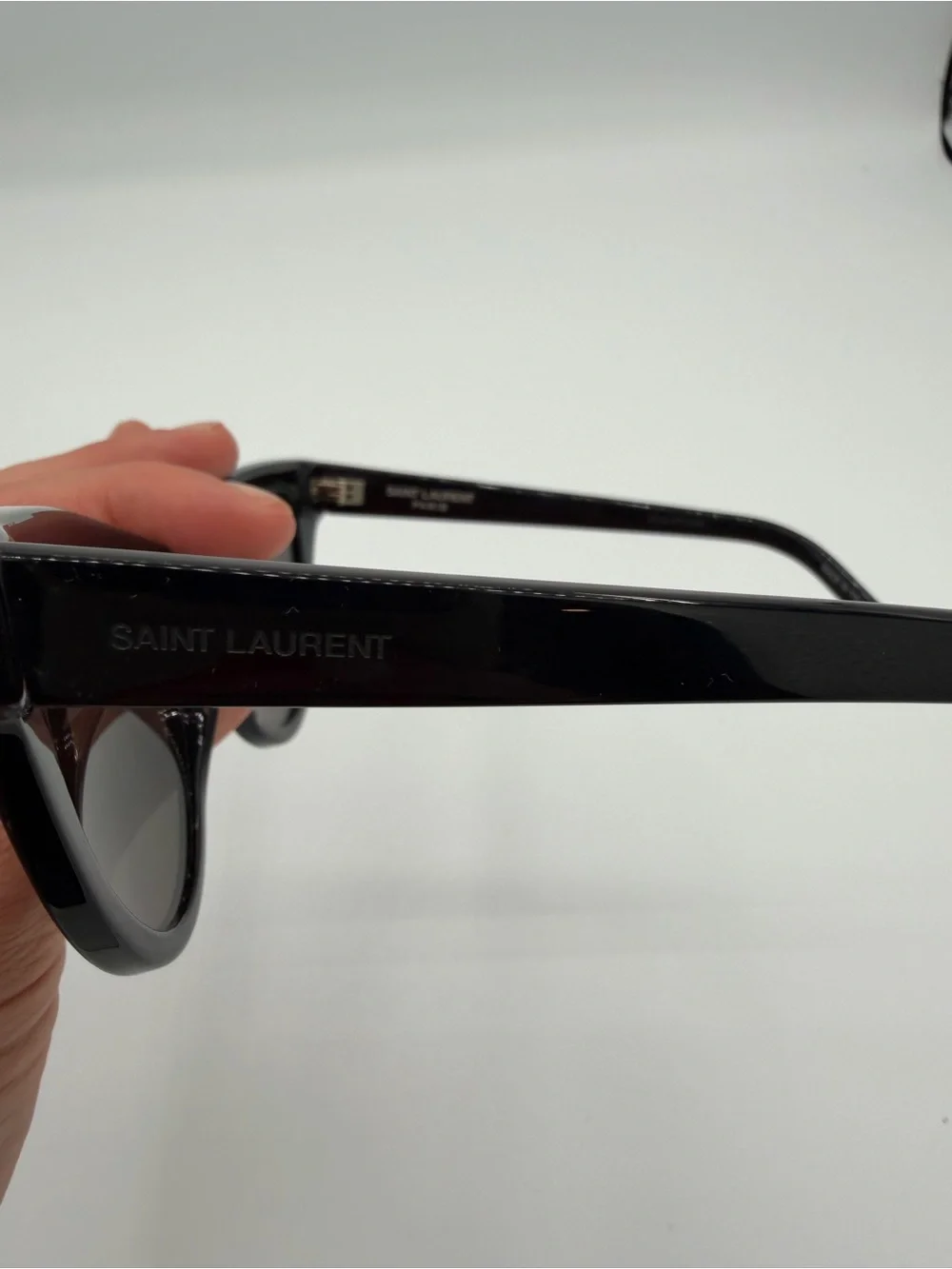 Saint Laurent Black Sunglasses with Dark Lenses